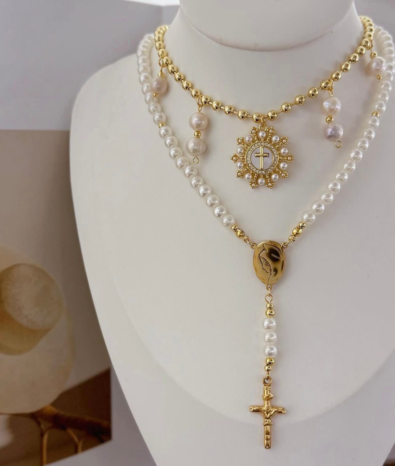 Pearl necklaces