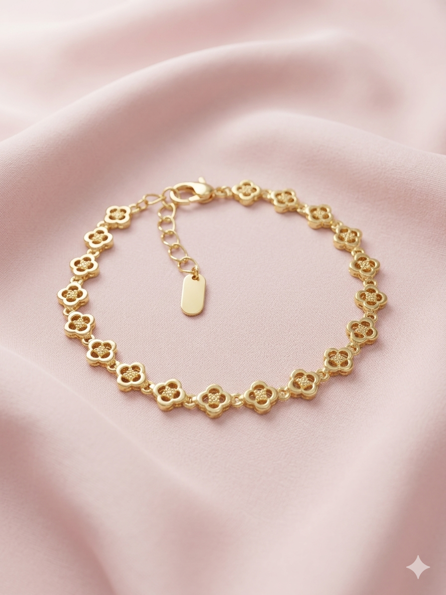Simple Flower Bracelet
