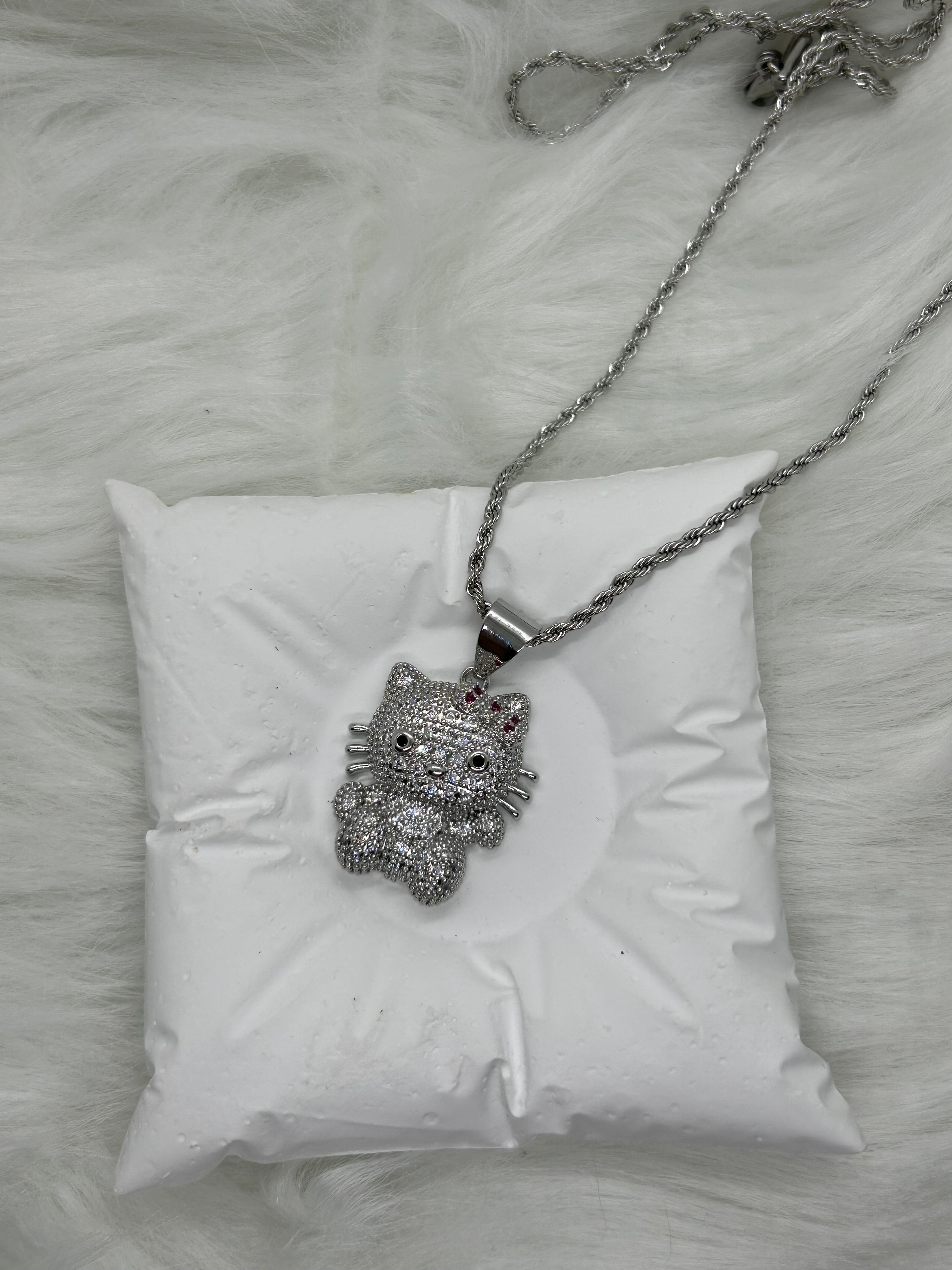 Hello kitty Silver Necklace
