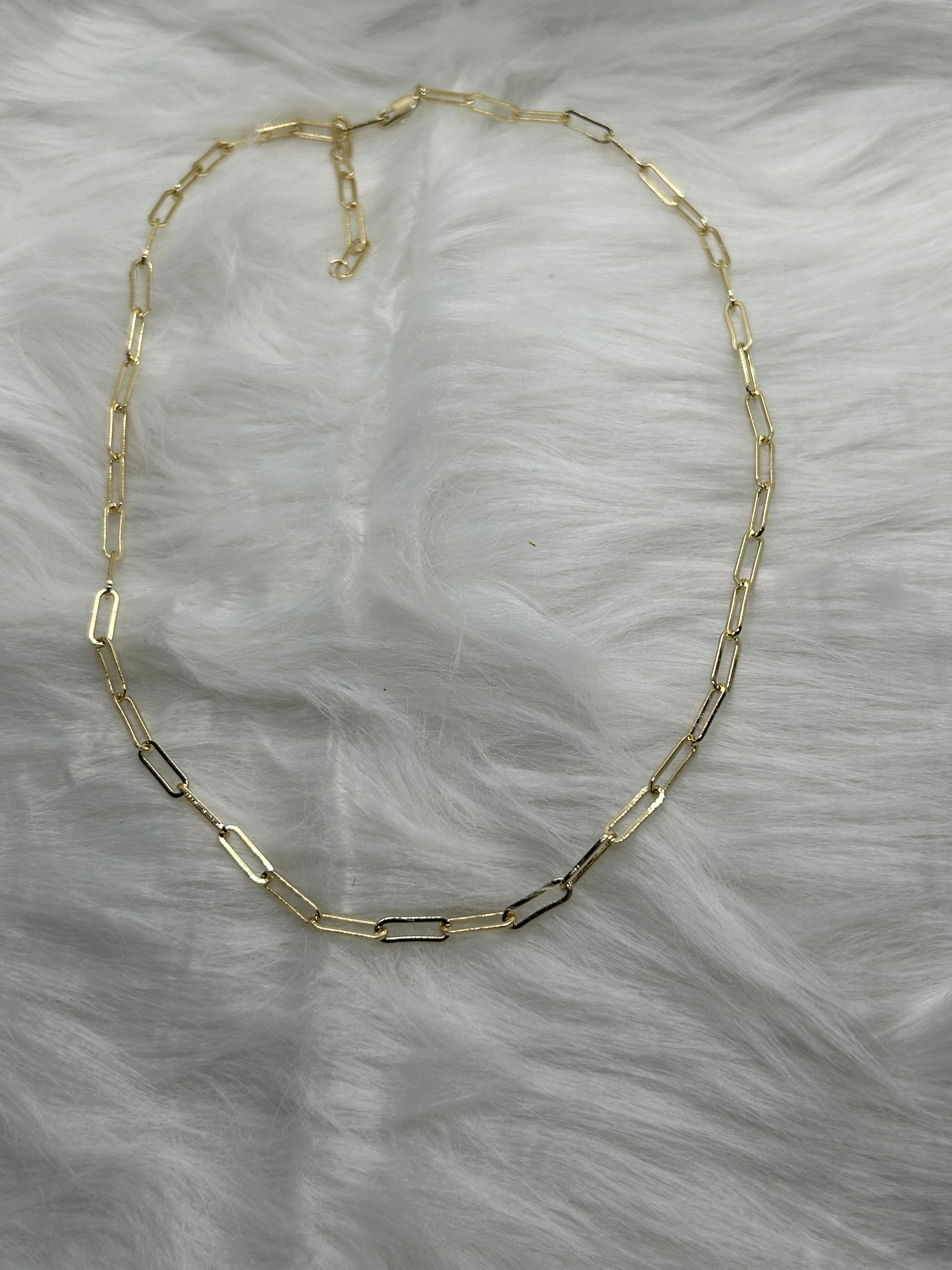 Paper clip Necklace