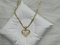 Dot Heart Necklace