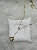 Lace heart Necklace
