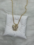 Bubble Butterfly Necklace
