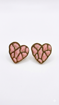 Lava Heart Earrings