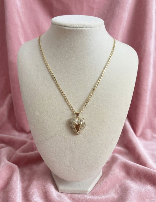 Bling Heart Necklace