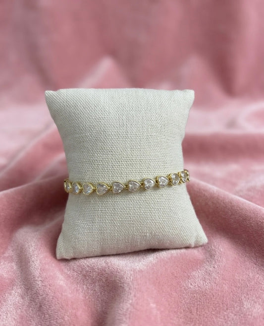 Heart Crystal Bracelet