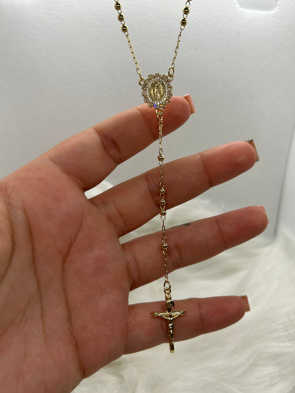 Spark Rosary Necklace