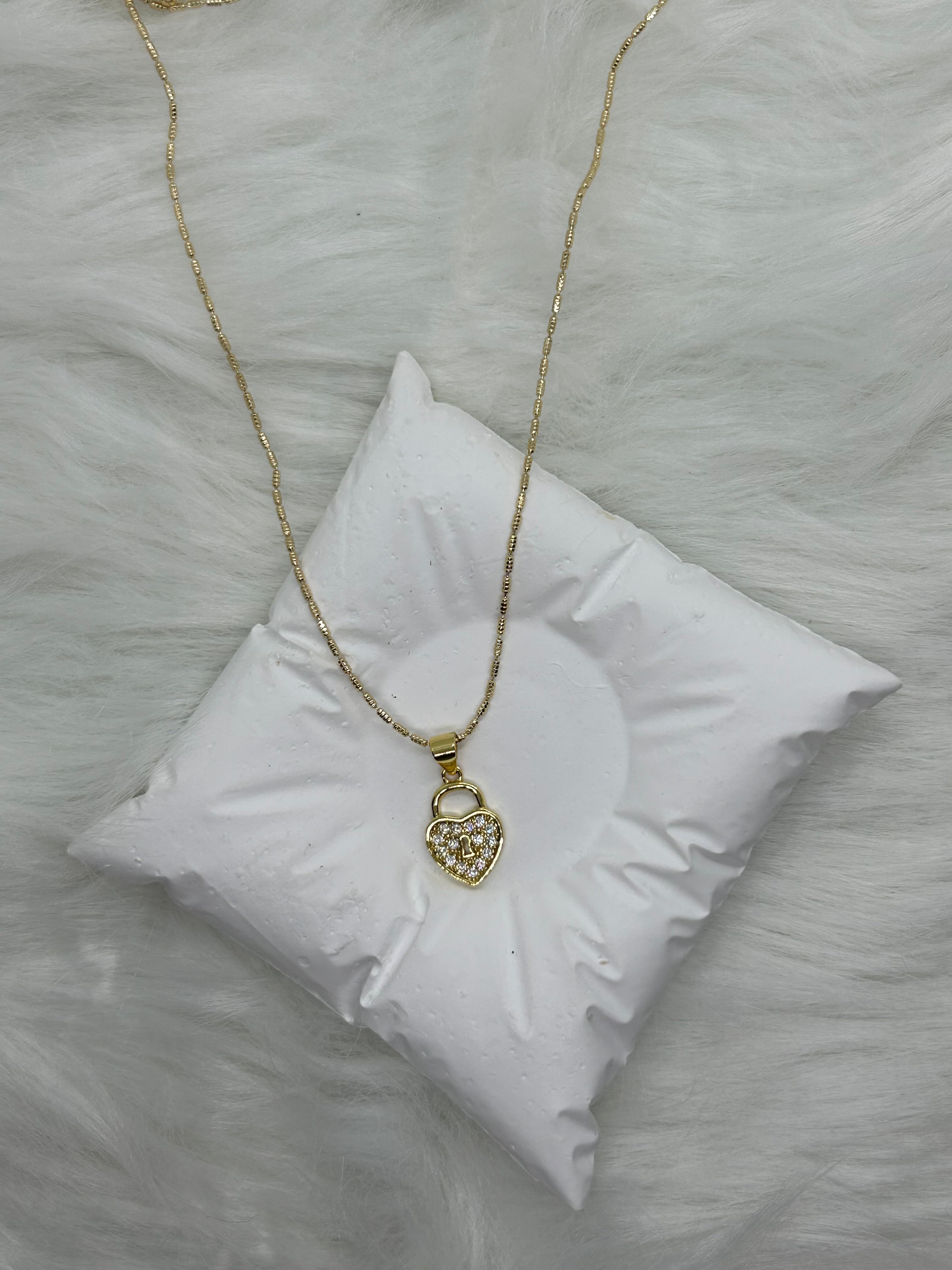 Lock Heart Necklace
