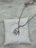 Lock Silver Necklace