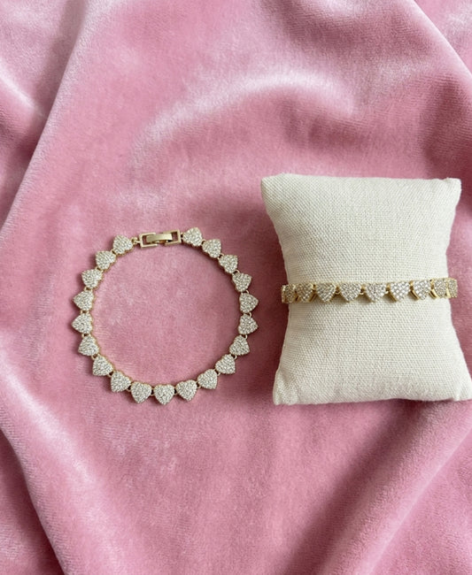 Ice heart Bracelet
