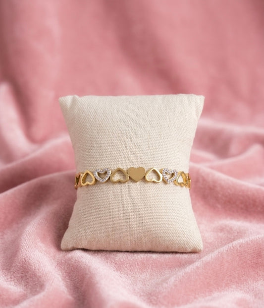 Corazones bangle