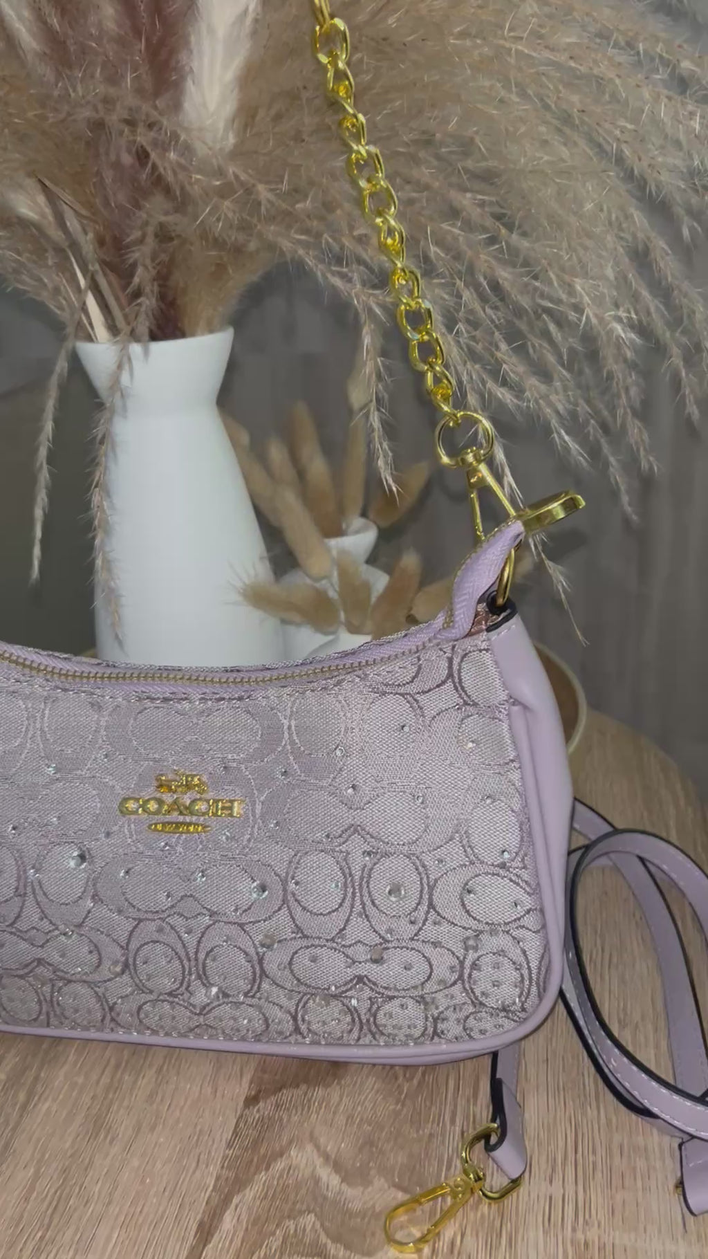 Crystal Coach Bag