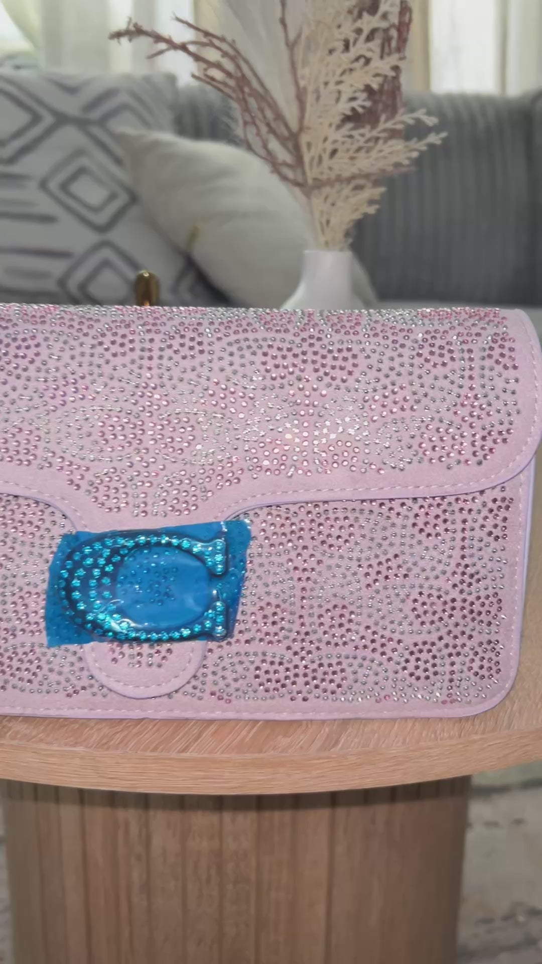Rhinestones coach bag