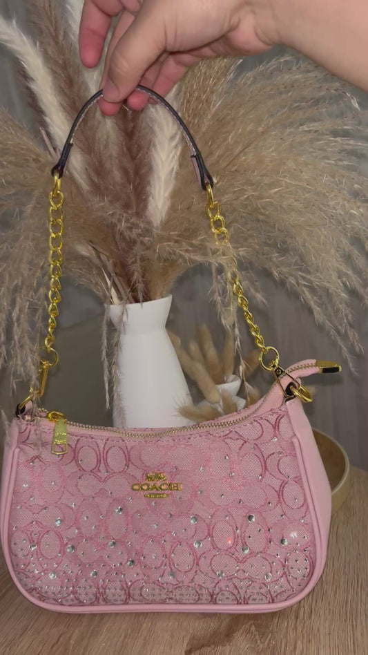 Crystal Coach Bag